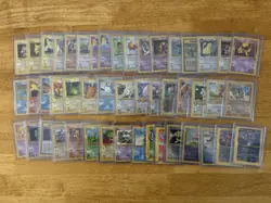 Vintage Lot 48x WOTC Black Star Promo Pokemon Cards - All Unique LP NM+ 7 Dmg - Image 1
