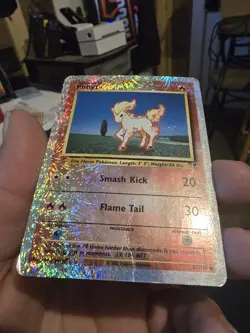 Pokemon TCG Ponyta Reverse Holo Card Legendary Collection 87/110 - Image 2