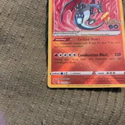 Pokemon TCG Radiant Charizard Holo Card Pokemon Go, 011/078, NM/M - Image 4