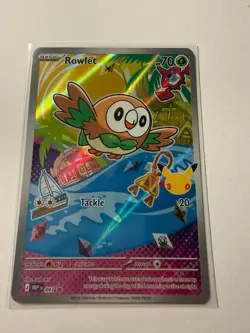 Rowlet 043 Holo Promo ME: Mega Evolution Promo Pokemon Near Mint - Image 1