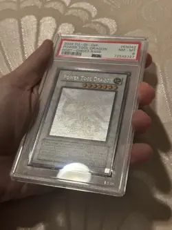 Yugioh PSA 8 NM-MT 2009 Power Tool Dragon RGBT-EN042 Ghost Rare - Image 3