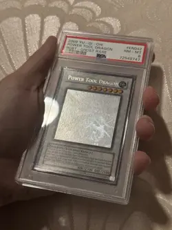 Yugioh PSA 8 NM-MT 2009 Power Tool Dragon RGBT-EN042 Ghost Rare - Image 4