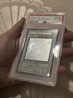 Yugioh PSA 8 NM-MT 2009 Power Tool Dragon RGBT-EN042 Ghost Rare - Image 5