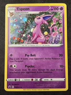Espeon SWSH174 Holo Promo Sword & Shield Promo Pokemon Near Mint - Image 1