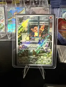 Pokemon TCG Obsidian Flames Charmander Promo Card SVPEN044 Near Mint Condition - Image 1