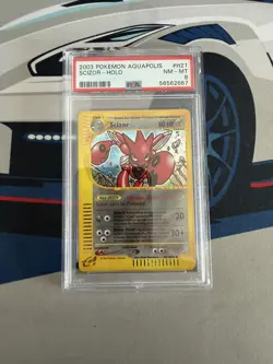 Pokemon Psa 8 Scizor Aquapolis Holo 2003 H21/h32 Rare - Image 1