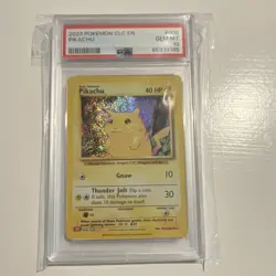 PSA 10 Pokemon CLC EN Pikachu 008 Trading Card Game Classic Holo English 2023 - Image 1