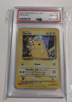 PSA 10 Pokemon CLC EN Pikachu 008 Trading Card Game Classic Holo English 2023 - Image 2