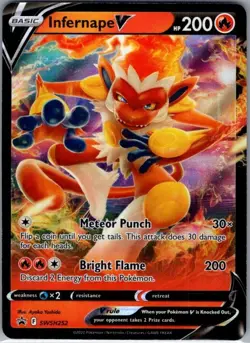 Infernape V - SWSH252 SWSH: Sword & Shield Promo Cards - Pokemon Card - NM - Image 1