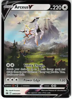 Arceus V - SWSH204 Pokemon SWSH: Sword & Shield Promo Cards Holo Promo NM - Image 1