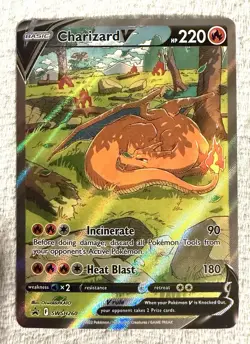 Charizard V SWSH260 Promo Pokemon Card Sword Shield Ultra Premium Collection NM - Image 1