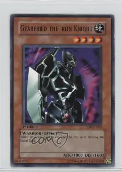 Gearfried the Iron Knight 1st Ed. YuGiOh Warrior's Triumph Structure Deck READ - Image 1