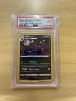 Umbreon SWSH129 SWSH: Sword & Shield Promo Holo PSA 9 EN 2021 Pokemon TCG - Image 1