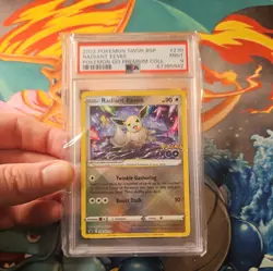Pokemon Card PSA 9 Radiant Eevee Pokemon Go Stamped Promo SWSH230 Rare Holo TCG - Image 4