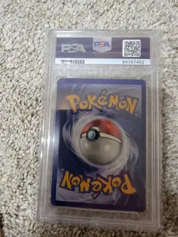1999 Pokemon English Unlimited Charizard Holo Rare Base Set #4 PSA 9 Mint - Image 2