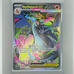 Mega Charizard X ex 109/094 Ultra Rare ME02: Phantasmal Flames Pokemon TCG - NM - Image 1