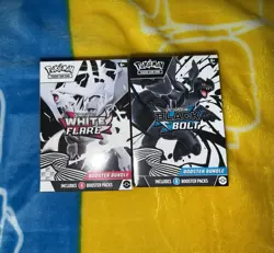Pokemon Black Bolt and White Flare Booster Bundle Set of 2 Factory Sealed - Image 1