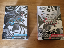 Pokemon Black Bolt and White Flare Booster Bundle Set of 2 Brand New Sealed - Image 1