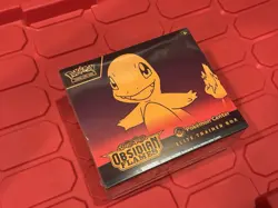 Sealed Pokemon Center Elite Trainer Box - Obsidian Flames ETB - Tear PET Case - Image 1