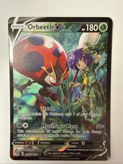 Orbeetle V TG12/TG30 Full Art 2022 Pokemon Lost Origin Trainer Gallery Card NM - Image 1