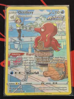Octillery TG03/TG30 Brilliant Stars Pokemon Card Sword And Shield Full Art - Image 1
