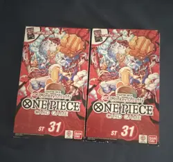 (X2)Bandai ONE PIECE Card Game Starter Deck ST-31 Monkey D. Luffy 2 Deck English - Image 1