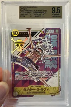 2026 BGS 9.5 One Piece Japanese Monkey D. Luffy Serial EB04-061 Flagship Asia - Image 1