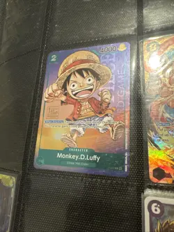 Monkey D. Luffy P-037 One Piece Promo Card TCG 1st Anniversary Stamped - English - Image 1