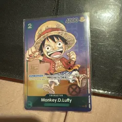 Monkey D. Luffy P-037 One Piece Promo Card TCG 1st Anniversary Stamped - English - Image 2