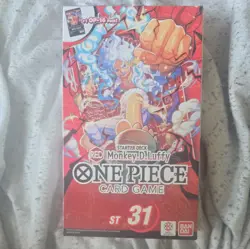 One Piece TCG - Monkey D. Luffy Starter Deck ST-31 Bandai English Sealed On Hand - Image 1