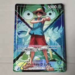Bandai One Piece Card Game Monkey D. Luffy Leader Alt OP16-022 L 5000 - Image 1