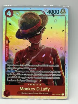 Monkey D. Luffy OP12-015 - One Piece Legacy of the Master SR - Image 1