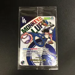 2025 One Piece Promos EB02-010 Monkey D. Luffy Dodgers X One Piece Night Encased - Image 1