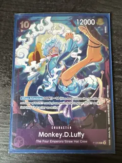 One Piece Monkey D. Luffy P-099 Promo Pack Four Emperors Card - Image 1