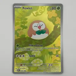 Rowlet 090/088 Illustration Rare Perfect Order Pokemon Card TCG Holo - Image 1