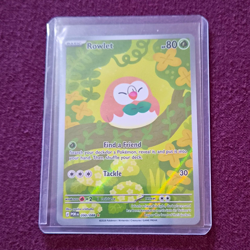 Pokemon TCG Rowlet 090/088 Paldea Evolved Illustration Rare Holo English 2023 - Image 1