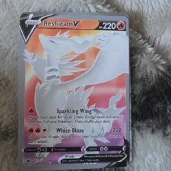 The Pokemon Company Reshiram V 172/195 Silver Tempest Holo Rare V HP 220 EN - Image 1