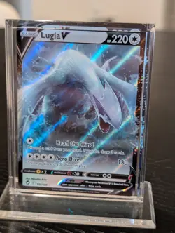 Pokemon Lugia V 138/195 Sword & Shield - Silver Tempest Ultra Rare Holo NM TCG - Image 1