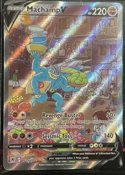 Pokemon Machamp V 172/189 Astral Radiance Alt Full Art Holo Ultra Rare ENG - Image 1