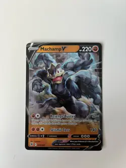 Pokemon TCG Machamp V 072/189 Astral Radiance Ultra Rare Holo 220HP ENG - Image 2