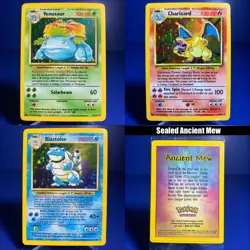 Original 151 Pokemon Cards 1999 [NM-LP] 100% Complete Set + Ancient Mew + 1st Ed - Image 2