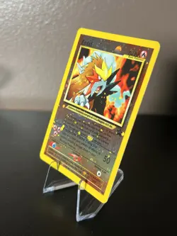Pokemon Entei #34 Black Star Promo Reverse Holo MP 2001 Movie Card WOTC Vintage - Image 4