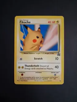 Pikachu Pokemon Snap Black Star Promo #26 WOTC Card 2001 MP Condition - Image 1