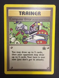 NM Pokemon Cards: Wizards Black Star Promo: Computer Error 16 Vintage WOTC - Image 1