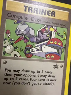 NM Pokemon Cards: Wizards Black Star Promo: Computer Error 16 Vintage WOTC - Image 2