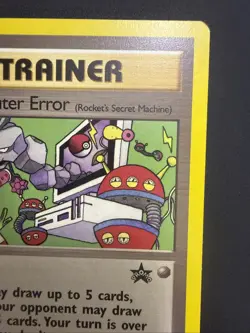 NM Pokemon Cards: Wizards Black Star Promo: Computer Error 16 Vintage WOTC - Image 4