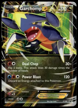 Garchomp EX XY09 JUMBO OVERSIZED Black Star Promo Pokemon Card - Image 1