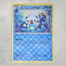 Pokemon Oshawatt 2011 JUMBO Promo Card Numberless Black Star Lenticular NM - Image 1