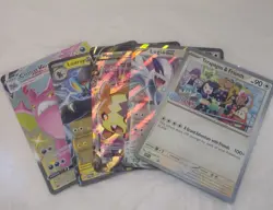 5 Pokemon TCG Promo Oversized Jumbo Cards Lot EX SIR V star V union Holos - Image 1