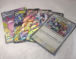 5 Pokemon TCG Promo Oversized Jumbo Cards Lot EX SIR V star V union Holos - Image 2